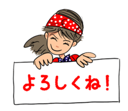 Hanako likes a rock'n'roll. sticker #11199539