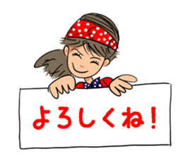 Hanako likes a rock'n'roll. sticker #11199539