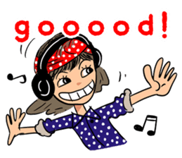 Hanako likes a rock'n'roll. sticker #11199557