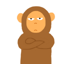 ki's monkeys part II sticker #11200036