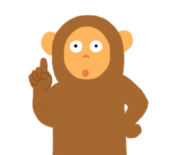 ki's monkeys part II sticker #11200038
