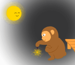 ki's monkeys part II sticker #11200044