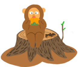 ki's monkeys part II sticker #11200046