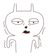 The rabbit which sulked sticker #11201006