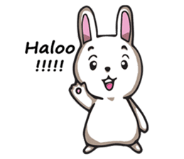 Undulbit the cute rabbit sticker #11201857