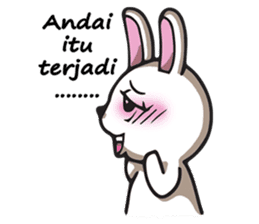Undulbit the cute rabbit sticker #11201858