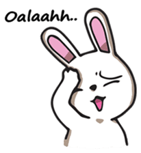Undulbit the cute rabbit sticker #11201866