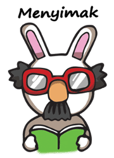 Undulbit the cute rabbit sticker #11201867
