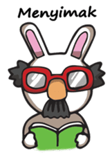 Undulbit the cute rabbit sticker #11201867