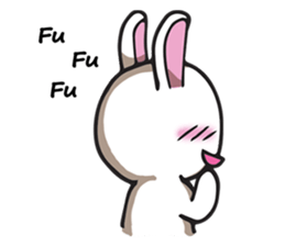 Undulbit the cute rabbit sticker #11201869