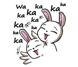 Undulbit the cute rabbit sticker #11201875