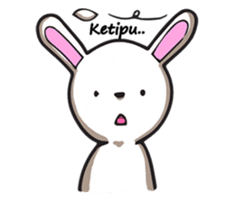 Undulbit the cute rabbit sticker #11201882