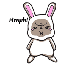 Undulbit the cute rabbit sticker #11201885
