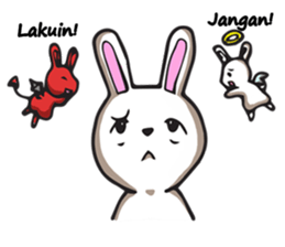 Undulbit the cute rabbit sticker #11201886