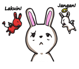 Undulbit the cute rabbit sticker #11201886