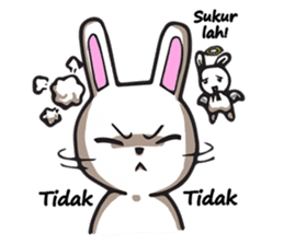 Undulbit the cute rabbit sticker #11201888