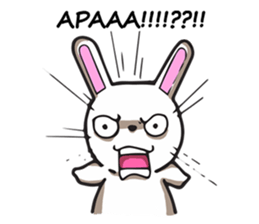 Undulbit the cute rabbit sticker #11201893
