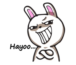 Undulbit the cute rabbit sticker #11201894