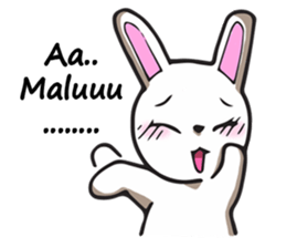 Undulbit the cute rabbit sticker #11201895