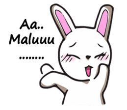 Undulbit the cute rabbit sticker #11201895