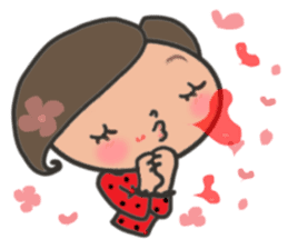 Ripe cute women happy  day 4 kiss&hug sticker #11202464