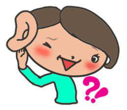 Ripe cute women happy  day 4 kiss&hug sticker #11202491