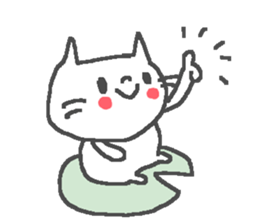 Friendly cute cat stickers! sticker #11202641