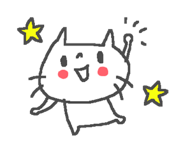 Friendly cute cat stickers! sticker #11202657
