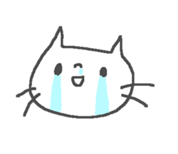 Friendly cute cat stickers! sticker #11202659