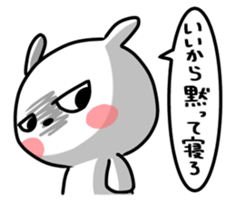 actually friendly rabbit sticker #11202706