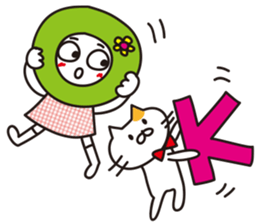 Bangs short girl vol.18 sticker #11202744