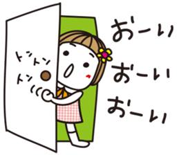 Bangs short girl vol.18 sticker #11202751