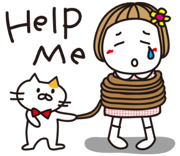 Bangs short girl vol.18 sticker #11202777