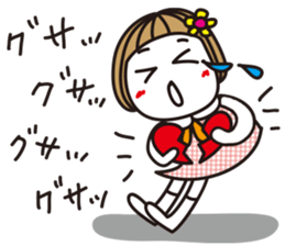 Bangs short girl vol.18 sticker #11202778