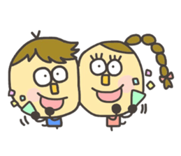 Kopitto Girl and Boy 4 sticker #11203227