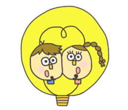 Kopitto Girl and Boy 4 sticker #11203228