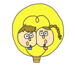 Kopitto Girl and Boy 4 sticker #11203228