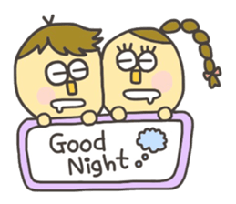 Kopitto Girl and Boy 4 sticker #11203231