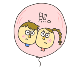 Kopitto Girl and Boy 4 sticker #11203234