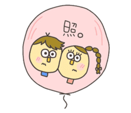 Kopitto Girl and Boy 4 sticker #11203234