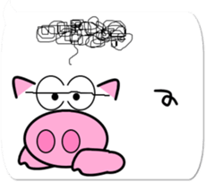 Pig of emoticons3 sticker #11204030