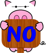 Pig of emoticons3 sticker #11204037