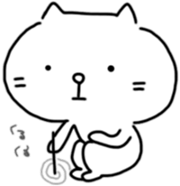 mew cat sticker #11204879