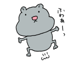 The baseball hamster sticker #11205171