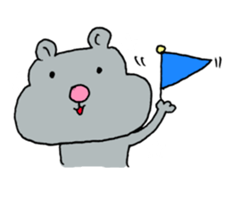 The baseball hamster sticker #11205174