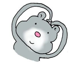 The baseball hamster sticker #11205176