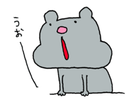 The baseball hamster sticker #11205180