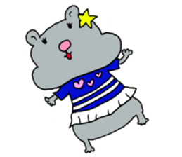 The baseball hamster sticker #11205182