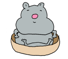 The baseball hamster sticker #11205189