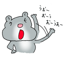 The baseball hamster sticker #11205199